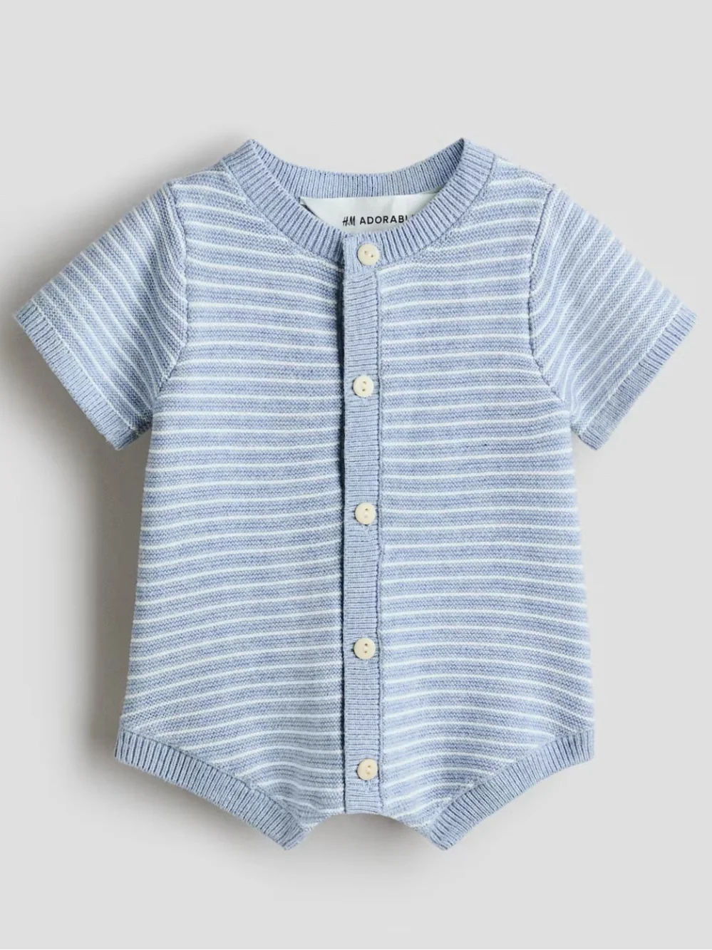 H&M Adorables PURL-knit cotton romper